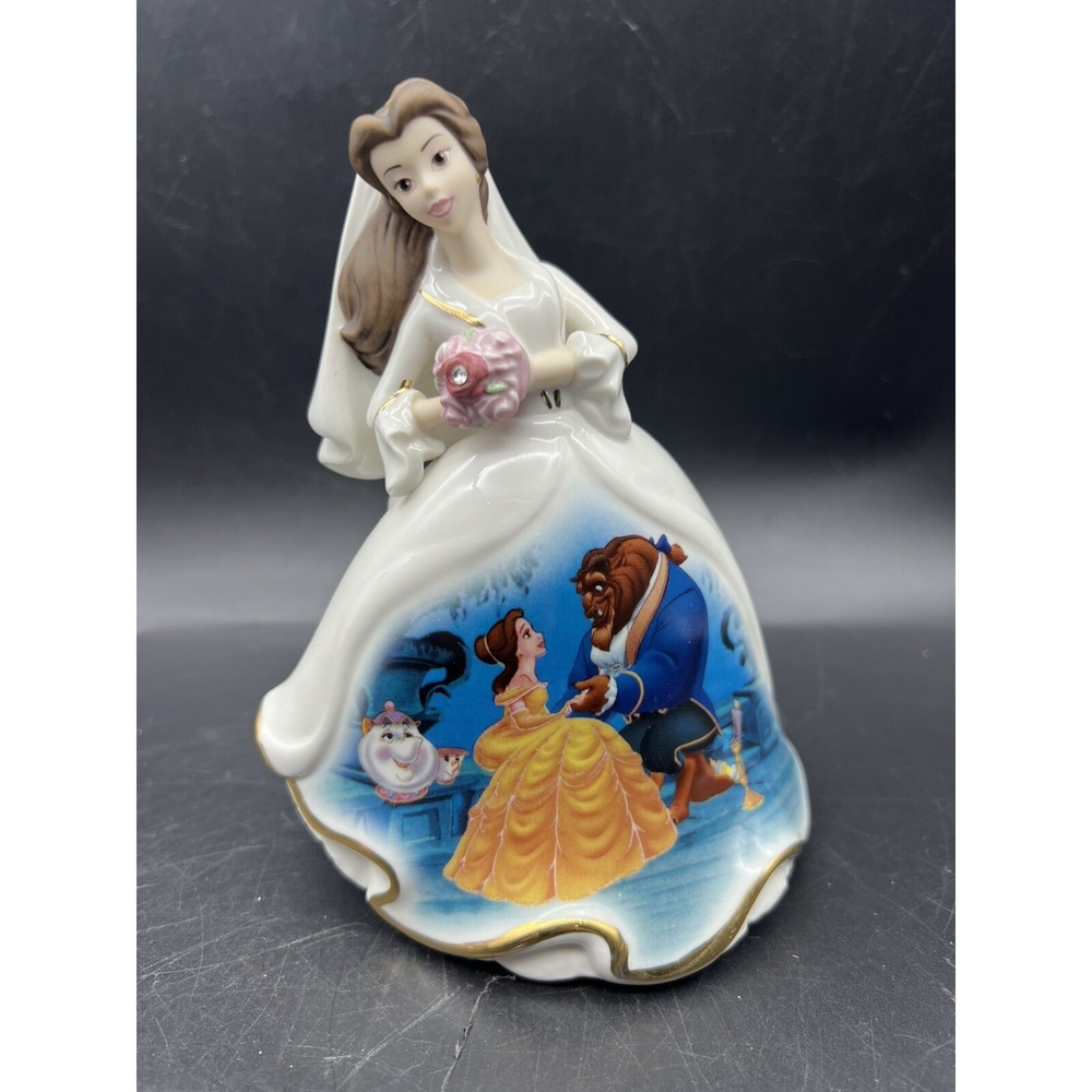 Belle Disney Bradford Editions Bell Beauty and the Beast Porcelain Figure 2006